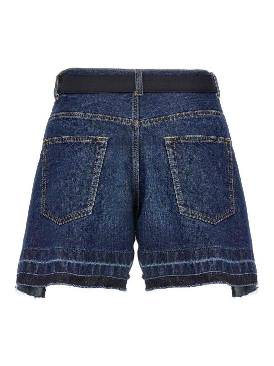 25SS 사카이 숏팬츠 2507828210 Blue - SACAI