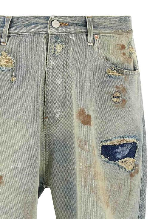  베트멍 스트레이트 팬츠 UA66PA590LLIGHTBLUE Light Blue - VETEMENTS