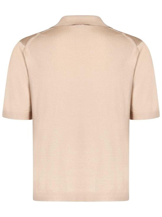  크루치아니 반팔 셔츠 UC516800Q81CM022568 Beige - CRUCIANI