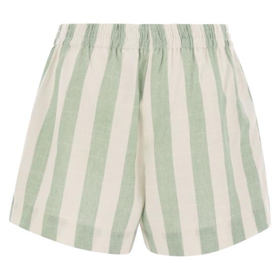 25SS 세인트바쓰 숏팬츠 MEA002 WHITE GREEN - MC2 SAINT BARTH