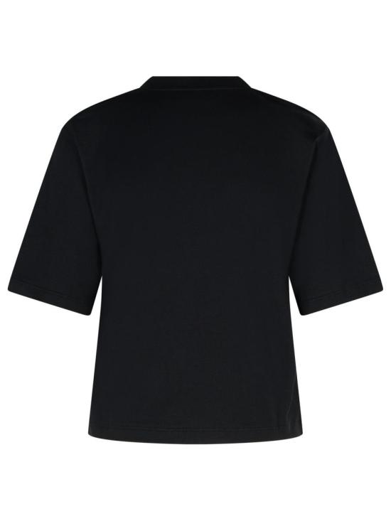 24FW 오프화이트 반팔 티셔츠 OWAA124F24JER0051001 Black - OFF WHITE