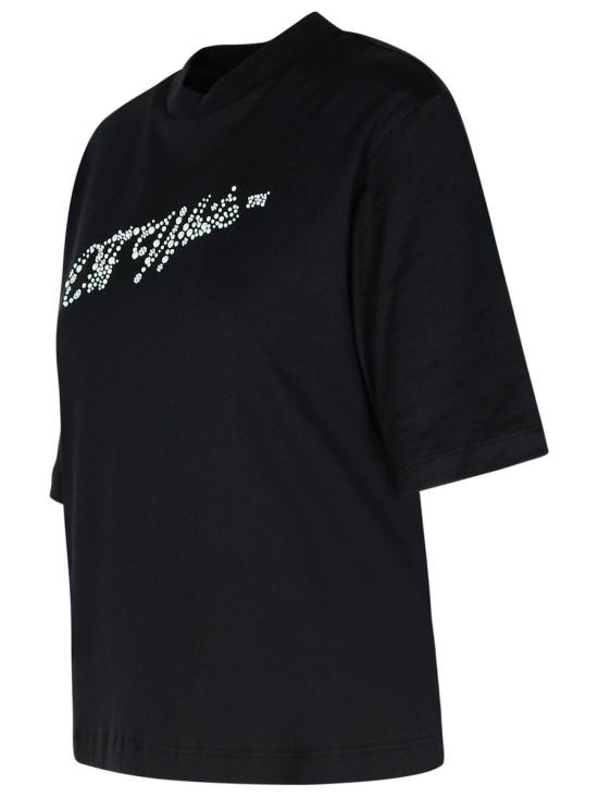 24FW 오프화이트 반팔 티셔츠 OWAA124F24JER0051001 Black - OFF WHITE