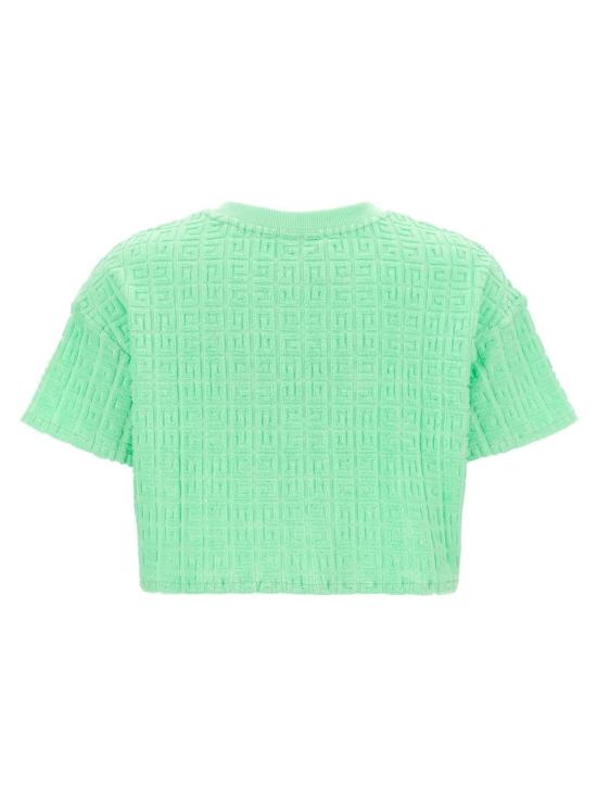 24FW 지방시 반팔 티셔츠 BW70DB3103341 GREEN - GIVENCHY