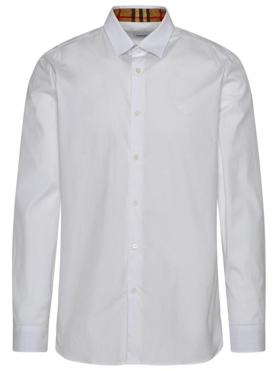 26FW 버버리 스트레치 코튼 셔츠 8071465A1464 White