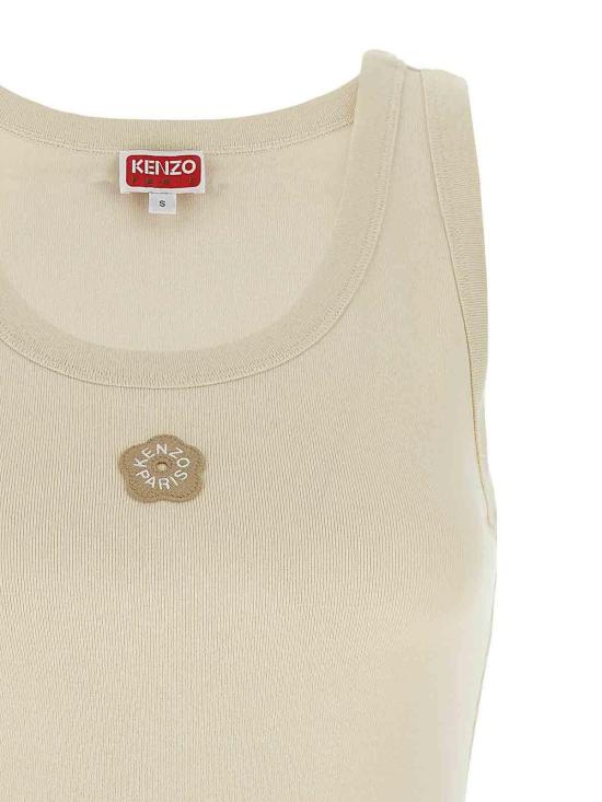  겐조 민소매 티셔츠 FF52TO7384SJ04 Beige - KENZO