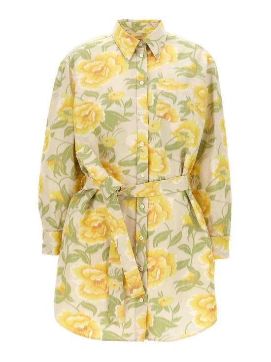  겐조 미디 스커트 FF52RO4059O101 Multicolour