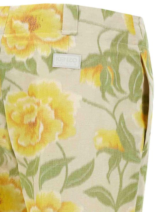 26SS 겐조 스트레이트 팬츠 FF52PA0939O101 Multicolour - KENZO