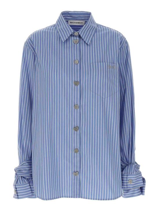  마흐앤마흐 셔츠 R25CC303CO01BLUBLUE Light Blue