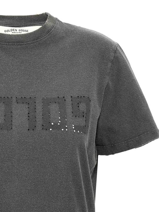  골든구스 반팔 티셔츠 GWP01220P0006716031860318 Grey - GOLDEN GOOSE
