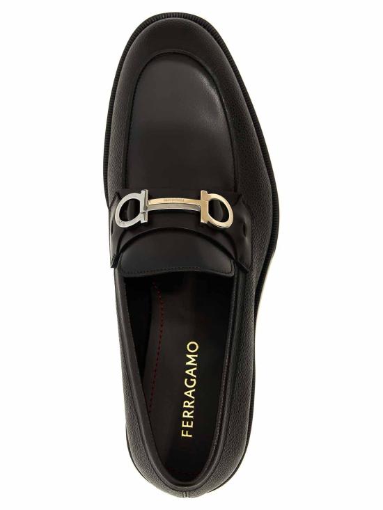  살바토레 페라가모 로퍼 778841HICKORY Black - SALVATORE FERRAGAMO