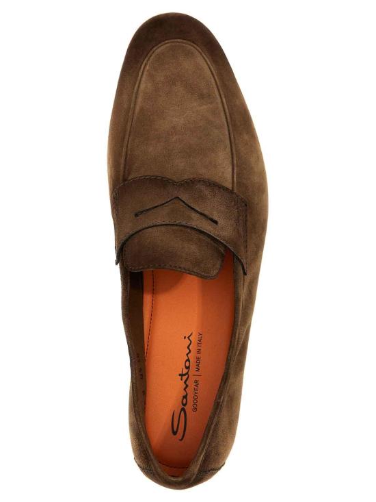 25SS 산토니 로퍼 MCNC18837SA4SEAAM21 Brown - SANTONI