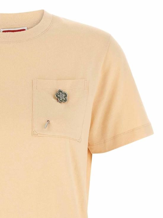  겐조 반팔 티셔츠 FF52TS1504SG07 Nude Neutrals - KENZO