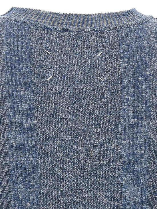  마르지엘라 니트 베스트 S50FB0107M13097529F Light Blue - MAISON MARGIELA