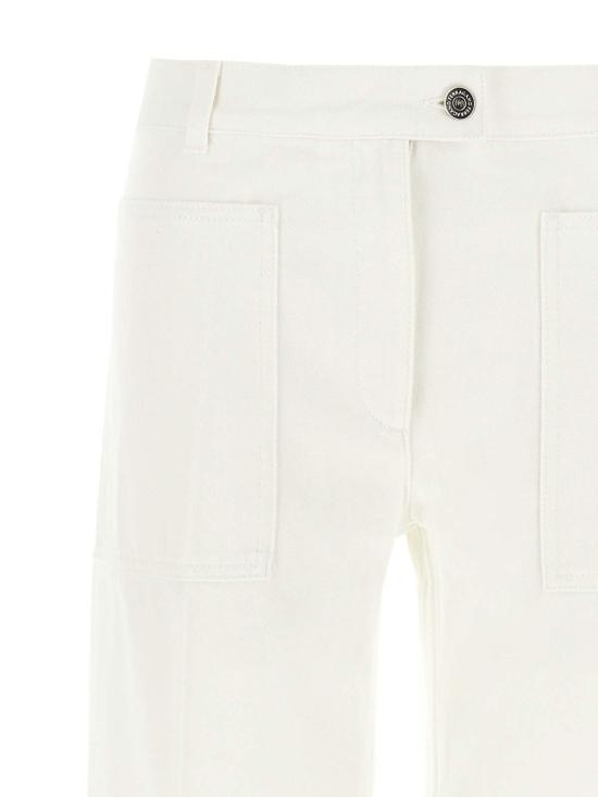  살바토레 페라가모 스트레이트 팬츠 780548WHITE White - SALVATORE FERRAGAMO