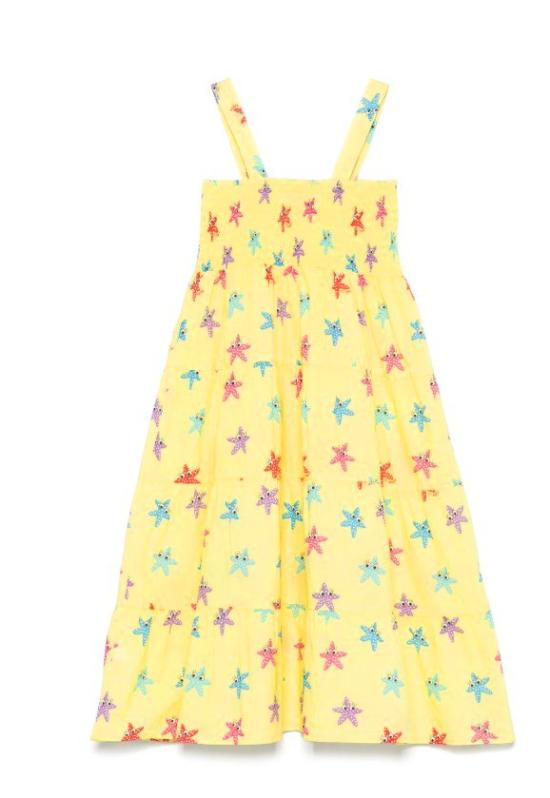 25SS [키즈] 세인트바쓰 원피스 JEMINE JR 04583H Cotton star girl 92 - MC2 SAINT BARTH