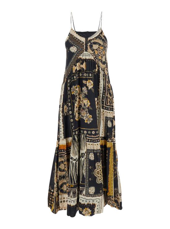 25SS 이자벨마랑에뚜왈 롱 원피스 RO0380FBC1J16EBKOC Black