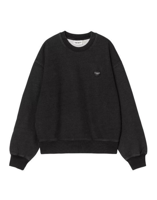 25SS 칼하트 WIP 트레이닝/조거 팬츠 여성 스웨트셔츠 I034677 89GD INGO BLACK 가먼트 다이 카하트 WIP