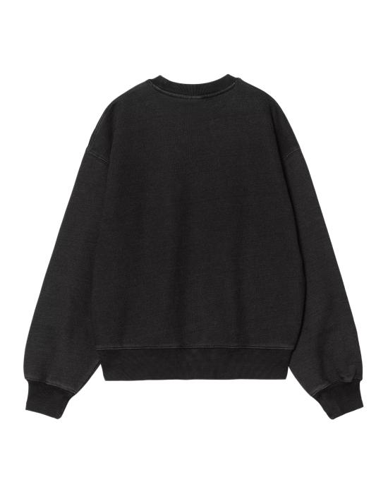 25SS 칼하트 WIP 트레이닝/조거 팬츠 여성 스웨트셔츠 I034677 89GD INGO BLACK 가먼트 다이 카하트 WIP - CARHARTT WIP