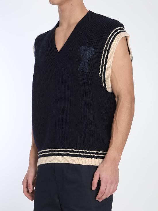 25SS 아미 베스트 UKS768KN0068 4011 BLUE - AMI