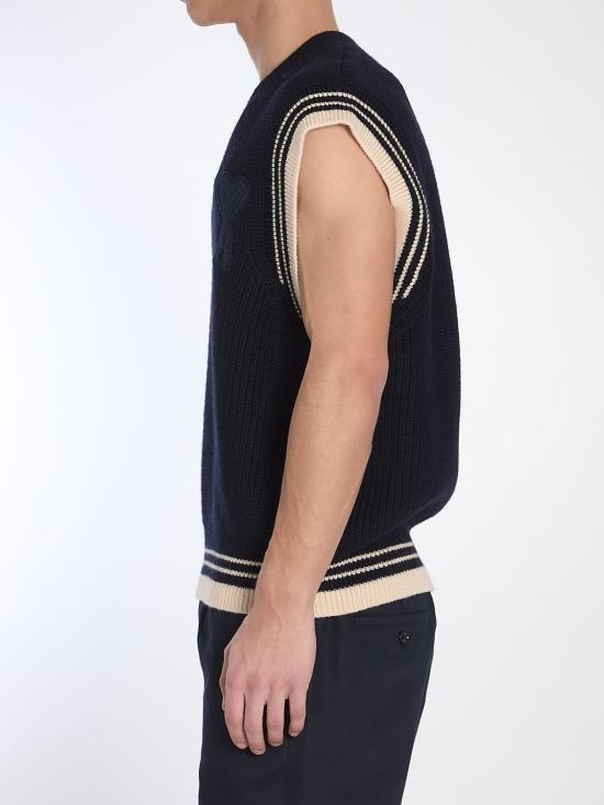 25SS 아미 베스트 UKS768KN0068 4011 BLUE - AMI