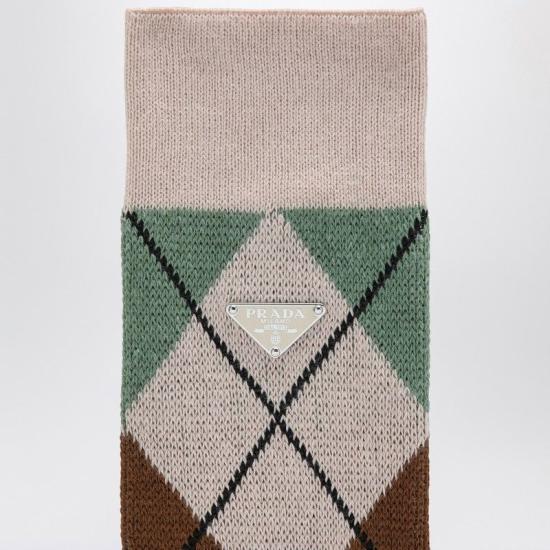 24FW 프라다 양말 66562OOO15KA F0627 WHITE - PRADA
