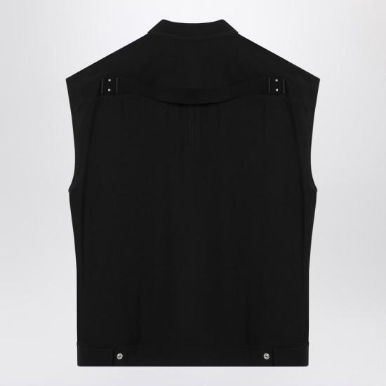 25SS 릭 오웬스 베스트 RU01E5776Y 09 BLACK - RICK OWENS