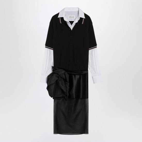 24FW 마르지엘라 미디 원피스 S51DD0022MTN019 900 BLACK