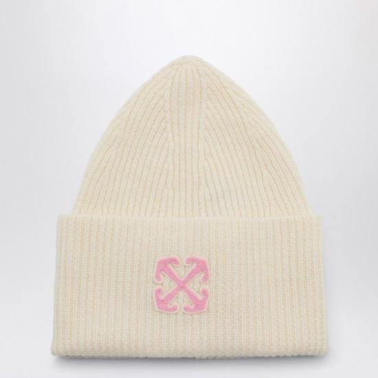 24FW 오프화이트 모자 OWLC018F24KNI003 0B3B WHITE