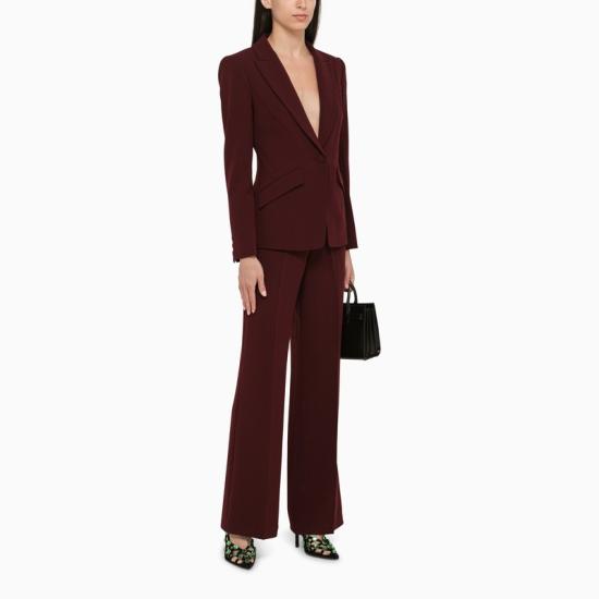  롤랑뮤레 스트레이트 팬츠 RM PF23 102P BUVI MA BURGUNDY - ROLAND MOURET