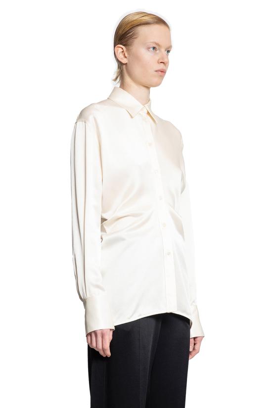  토템 셔츠 251WRT4282FB0344070 Off white - TOTEME