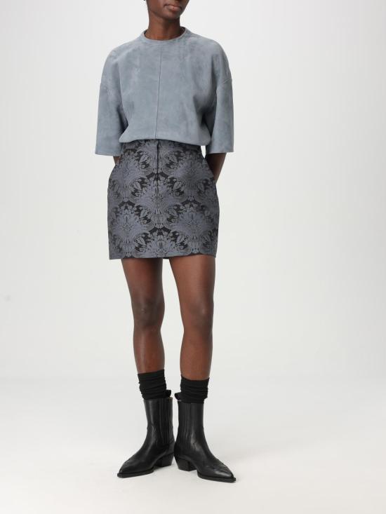 25SS 막스마라 숏 스커트 2511101061600 002 Blue - MAX MARA