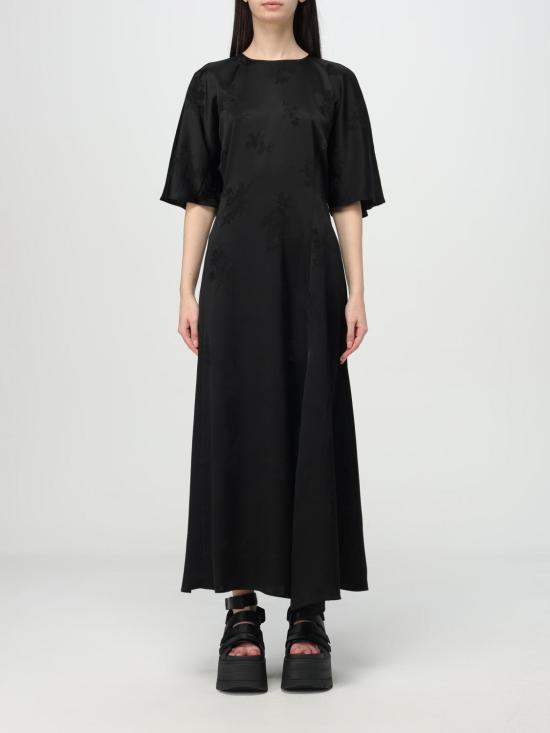 25SS 가니 롱 원피스 W0255 099 Black