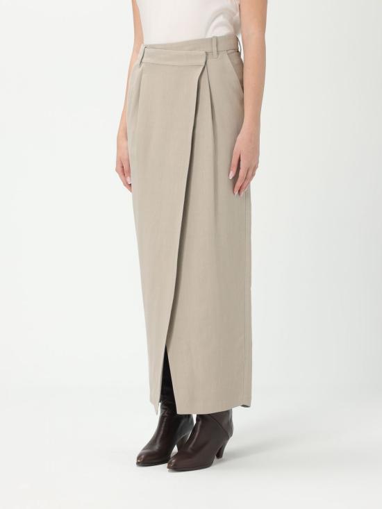 25SS 브루넬로 쿠치넬리 스커트 MH126G3814 C3095 Beige - BRUNELLO CUCINELLI