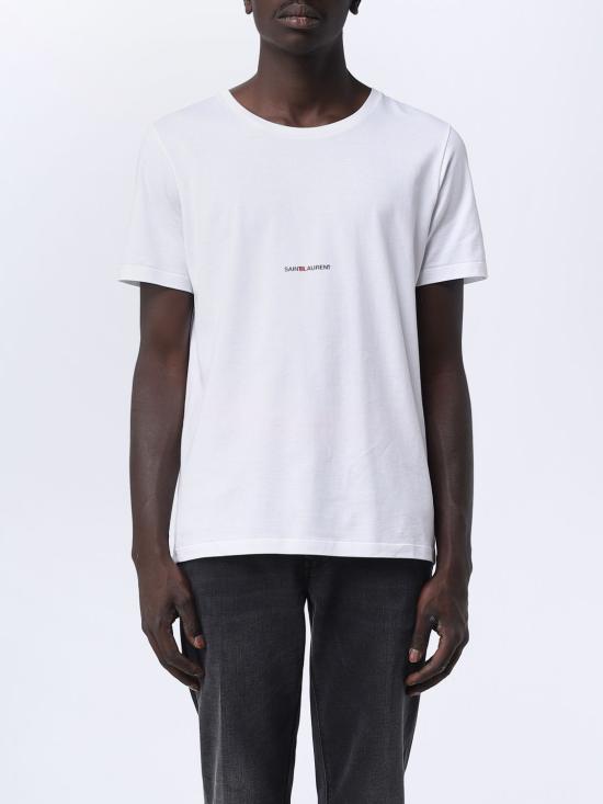 25FW 생로랑 리브 고쉬 티셔츠 464572YB2DQ 9000 White