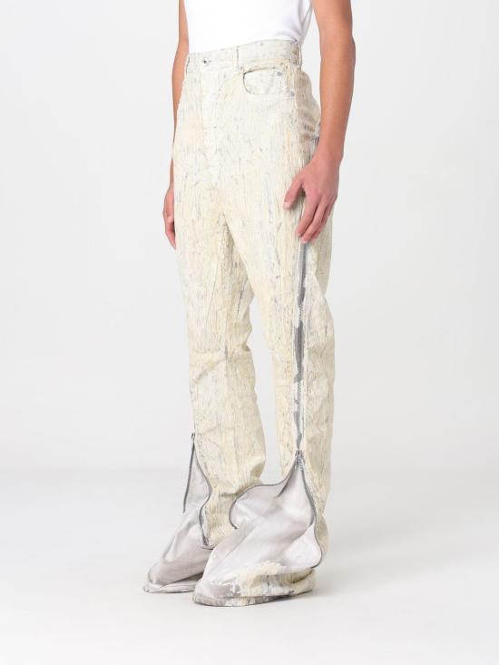 25FW 릭 오웬스 스트레이트 팬츠 RR01E5343SMMC 11 Gold - RICK OWENS