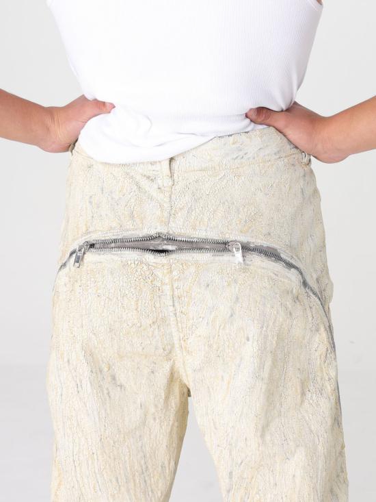 25FW 릭 오웬스 스트레이트 팬츠 RR01E5343SMMC 11 Gold - RICK OWENS