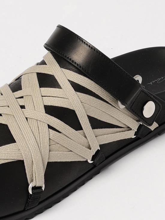 25SS 릭 오웬스 슈즈 RU01E5813LOOW1 09 Black - RICK OWENS