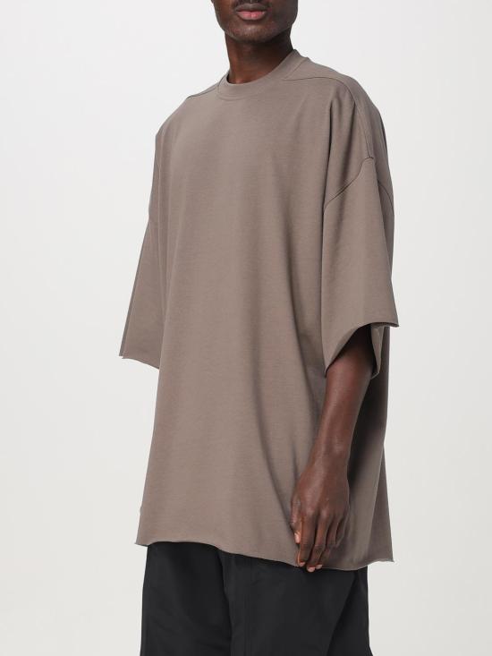 25FW 릭 오웬스 반팔 티셔츠 RU01E5283BA 34 Grey - RICK OWENS