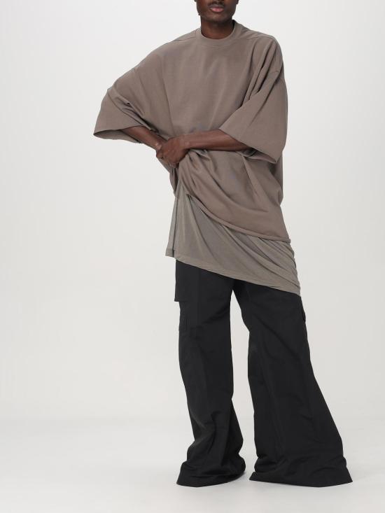 25FW 릭 오웬스 반팔 티셔츠 RU01E5283BA 34 Grey - RICK OWENS