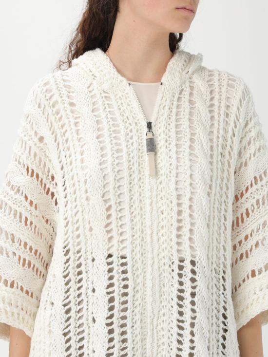 25FW 브루넬로 쿠치넬리 가디건 M3Y351806 C2723 White - BRUNELLO CUCINELLI