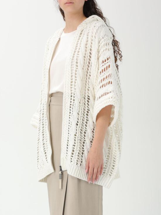 25FW 브루넬로 쿠치넬리 가디건 M3Y351806 C2723 White - BRUNELLO CUCINELLI