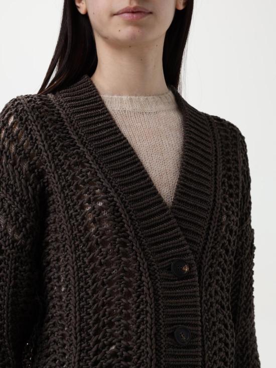 25SS 브루넬로 쿠치넬리 가디건 M8E389106 C8705 Cocoa - BRUNELLO CUCINELLI