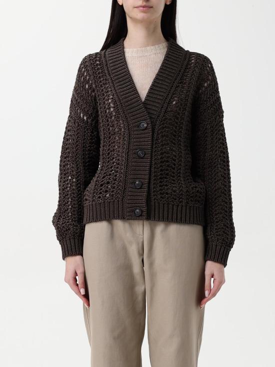 25SS 브루넬로 쿠치넬리 가디건 M8E389106 C8705 Cocoa