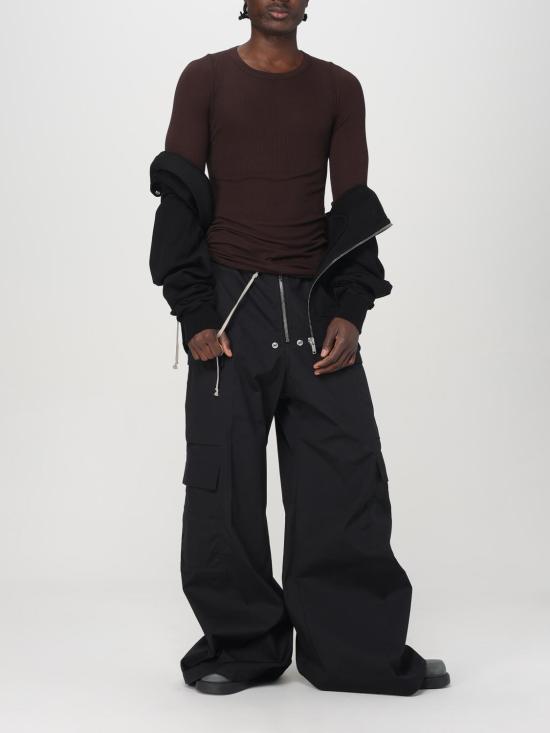 25FW 릭 오웬스 긴팔 티셔츠 RU01E5250RC 14 Brown - RICK OWENS