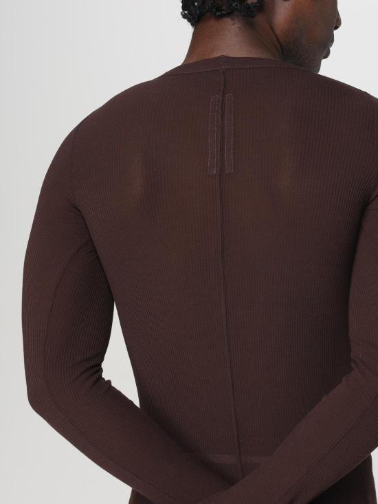 25FW 릭 오웬스 긴팔 티셔츠 RU01E5250RC 14 Brown - RICK OWENS