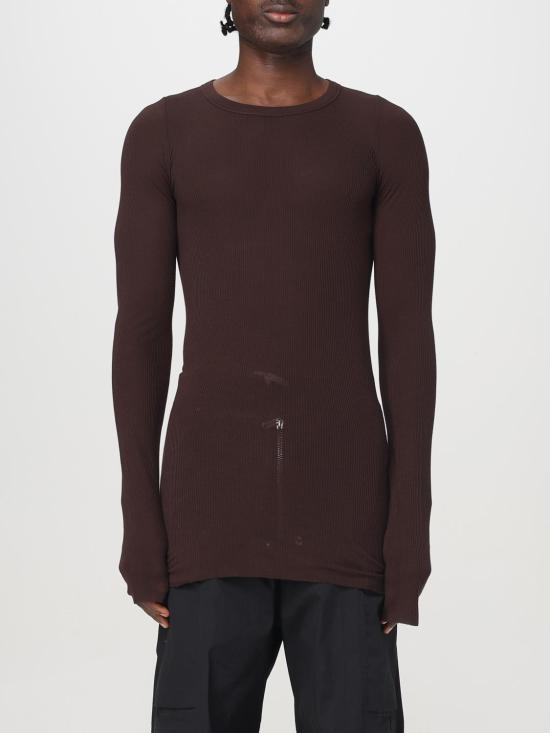 25FW 릭 오웬스 긴팔 티셔츠 RU01E5250RC 14 Brown