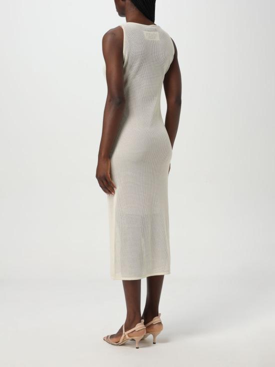 25SS 펜디 롱 원피스 FZDD30ATPQ F08QQ White - FENDI