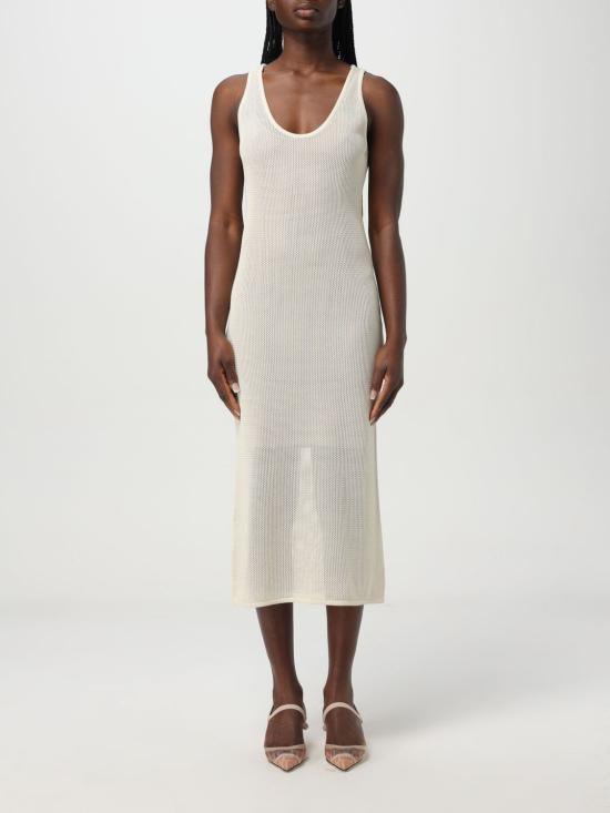 25SS 펜디 롱 원피스 FZDD30ATPQ F08QQ White