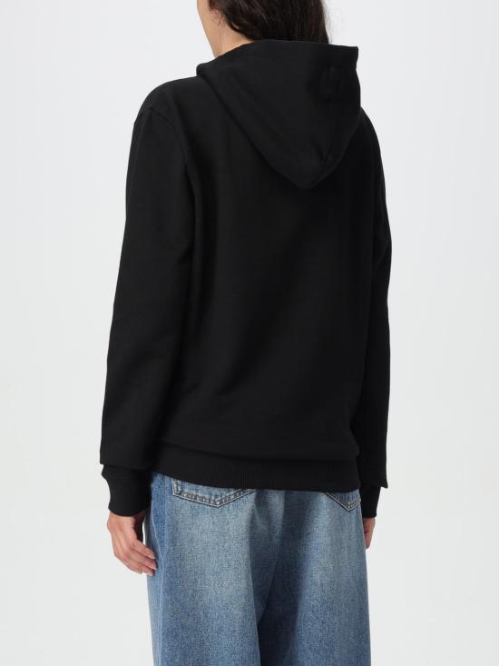 25FW 생로랑 리브 고쉬 로고 후드 677256YB2EZ 1035 Black - SAINT LAURENT