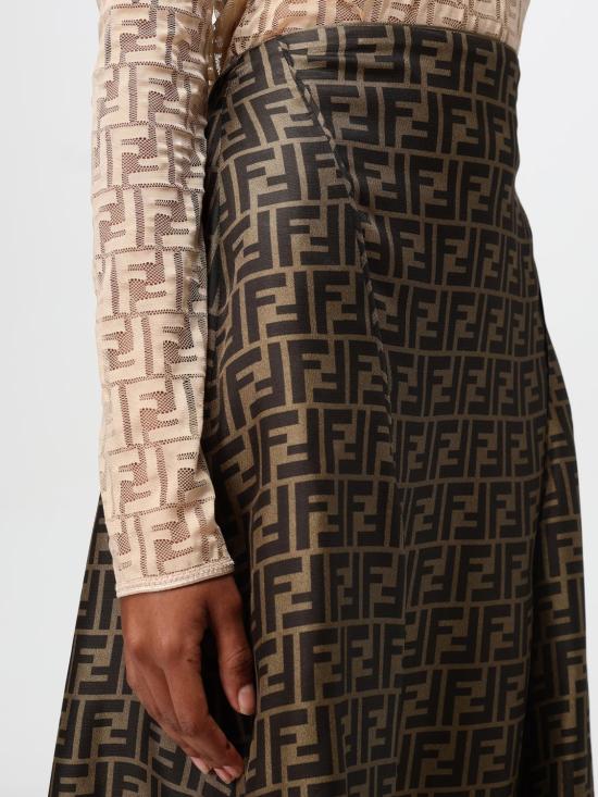 25SS 펜디 스커트 FQ7601A8G3 F1440 Mud - FENDI